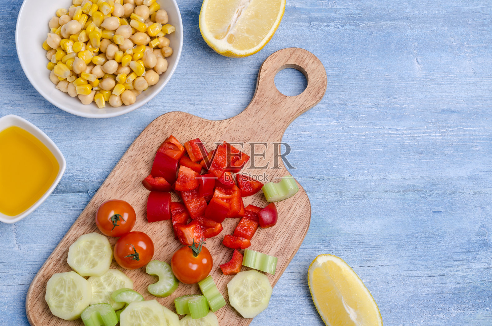 新鲜蔬菜沙拉照片摄影图片