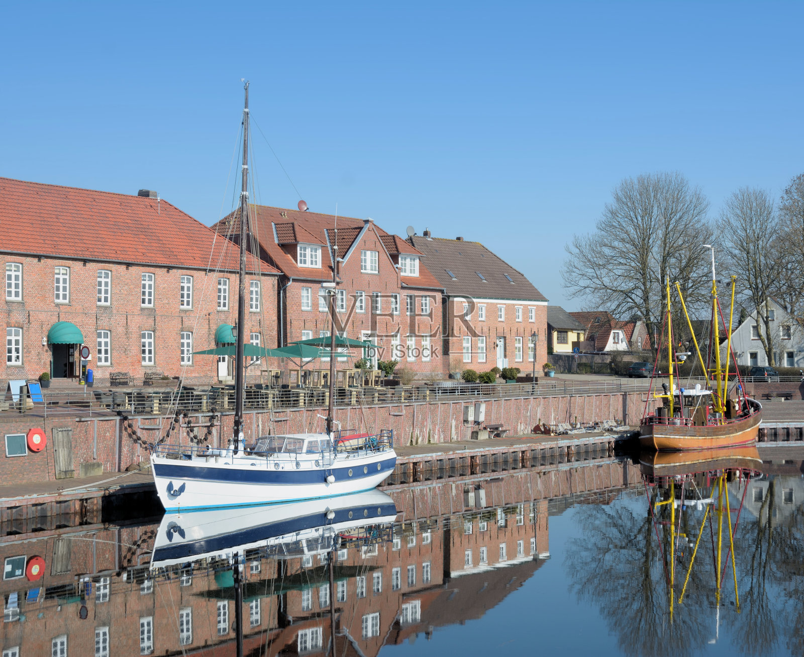 德国东弗里斯兰北海虎克斯尔港照片摄影图片