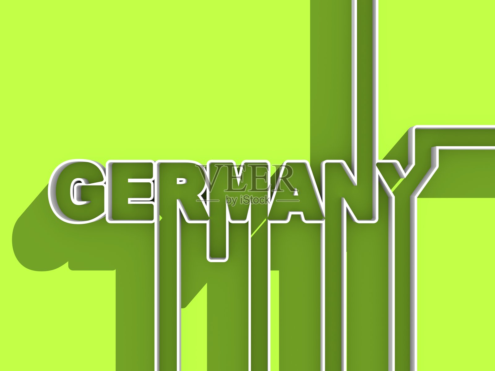 德国国家名称。照片摄影图片