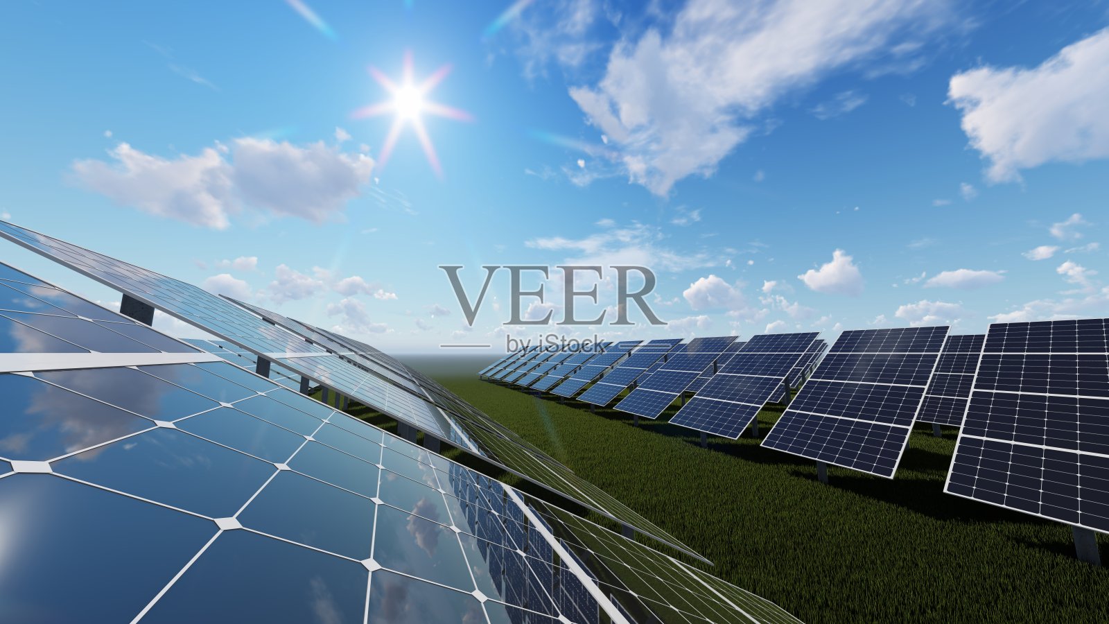 可替代能源太阳能板照片摄影图片