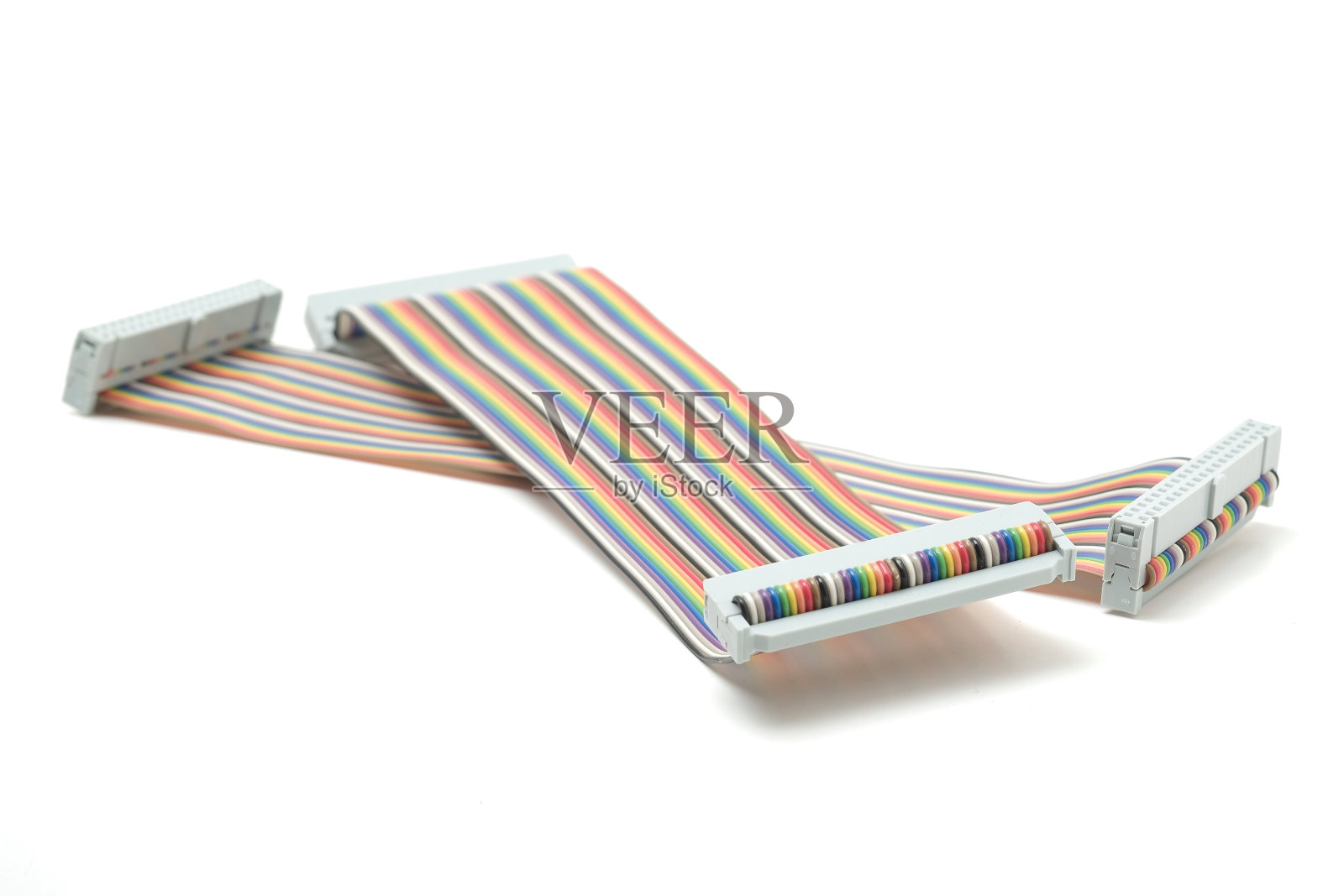 宏带状电缆照片摄影图片