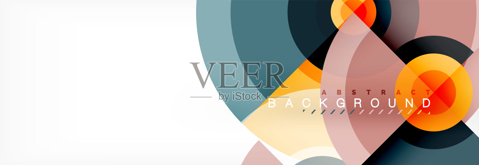 圆形几何构图抽象背景设计，封面，模板，宣传册，宣传单。插画图片素材