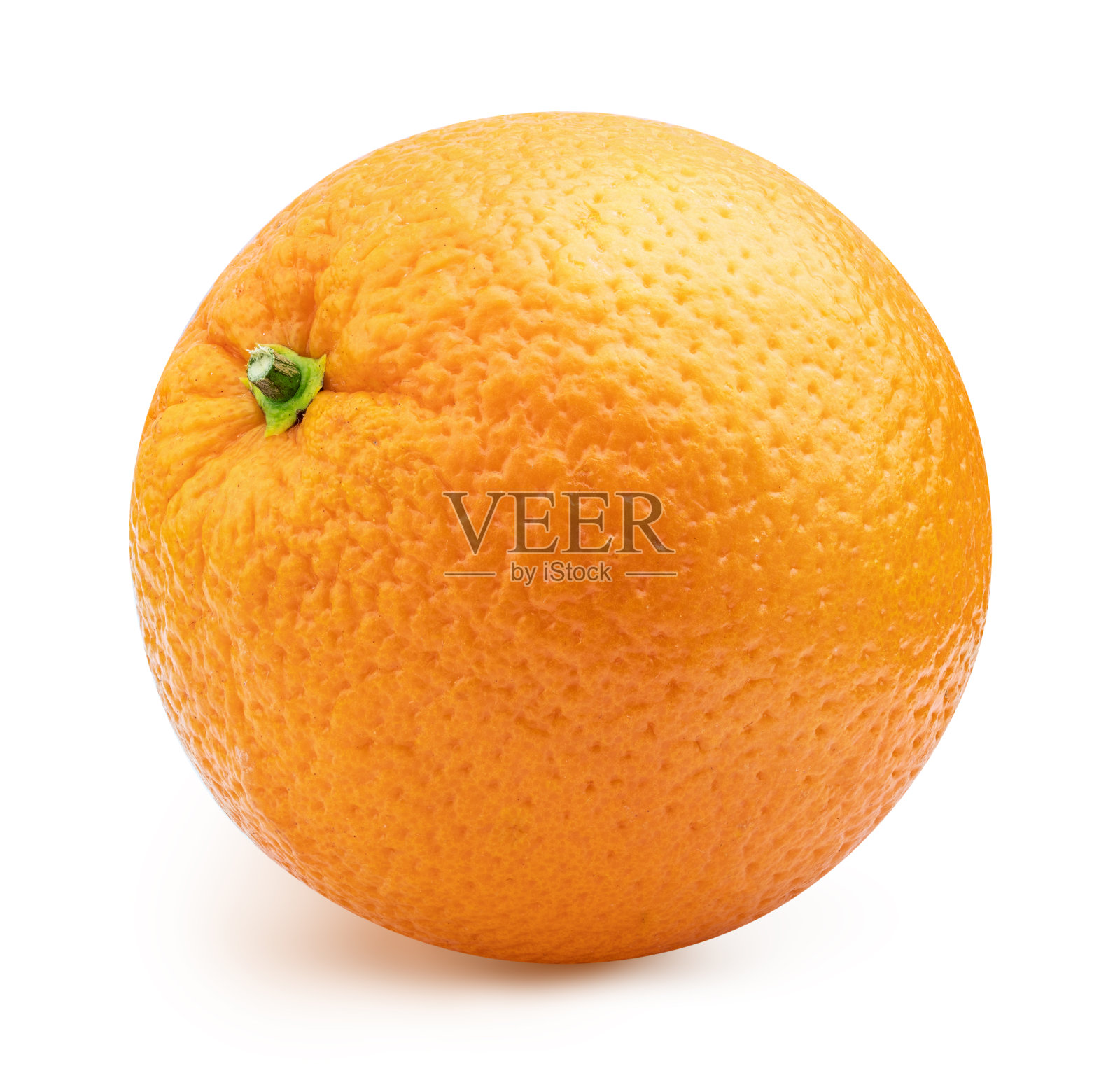 白色背景上分离出的新鲜橙子照片摄影图片