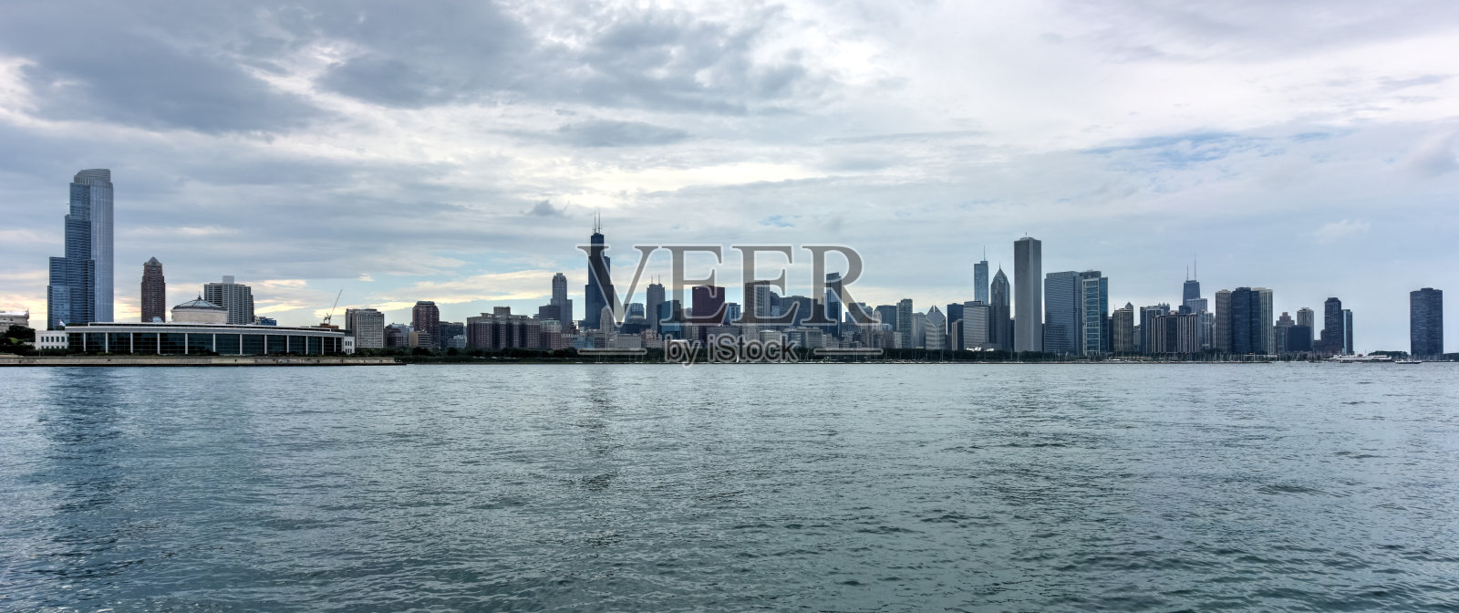 芝加哥天际线照片摄影图片