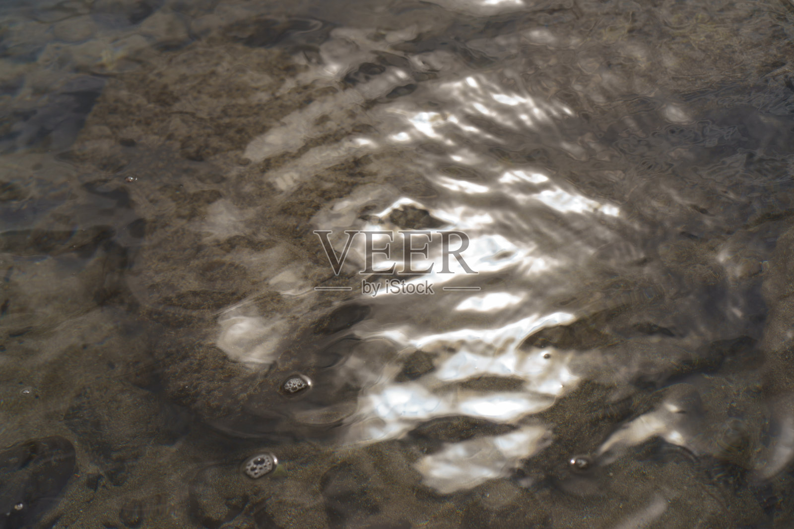 大西洋大加那利岛平静的海浪照片摄影图片