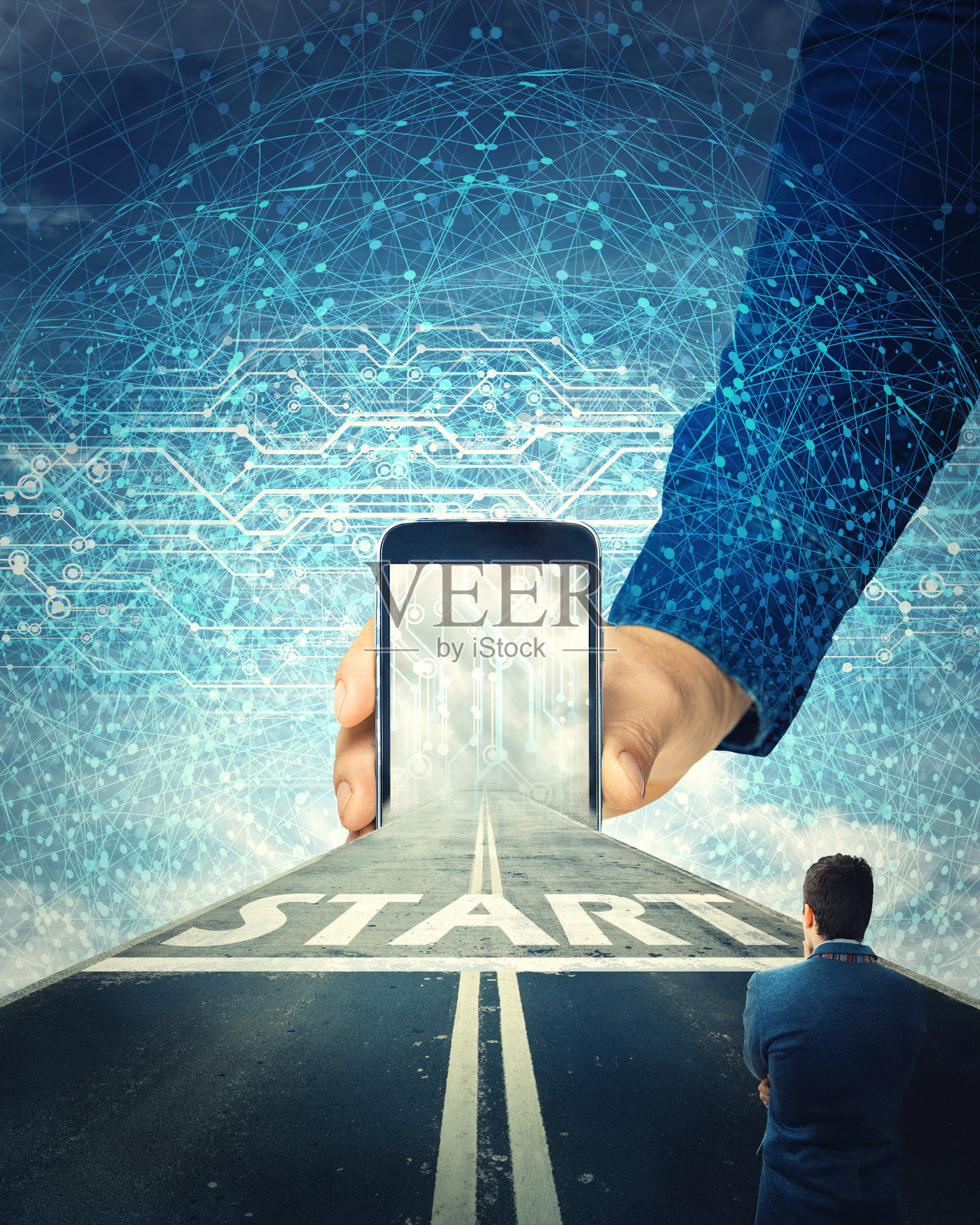 进入数字世界照片摄影图片