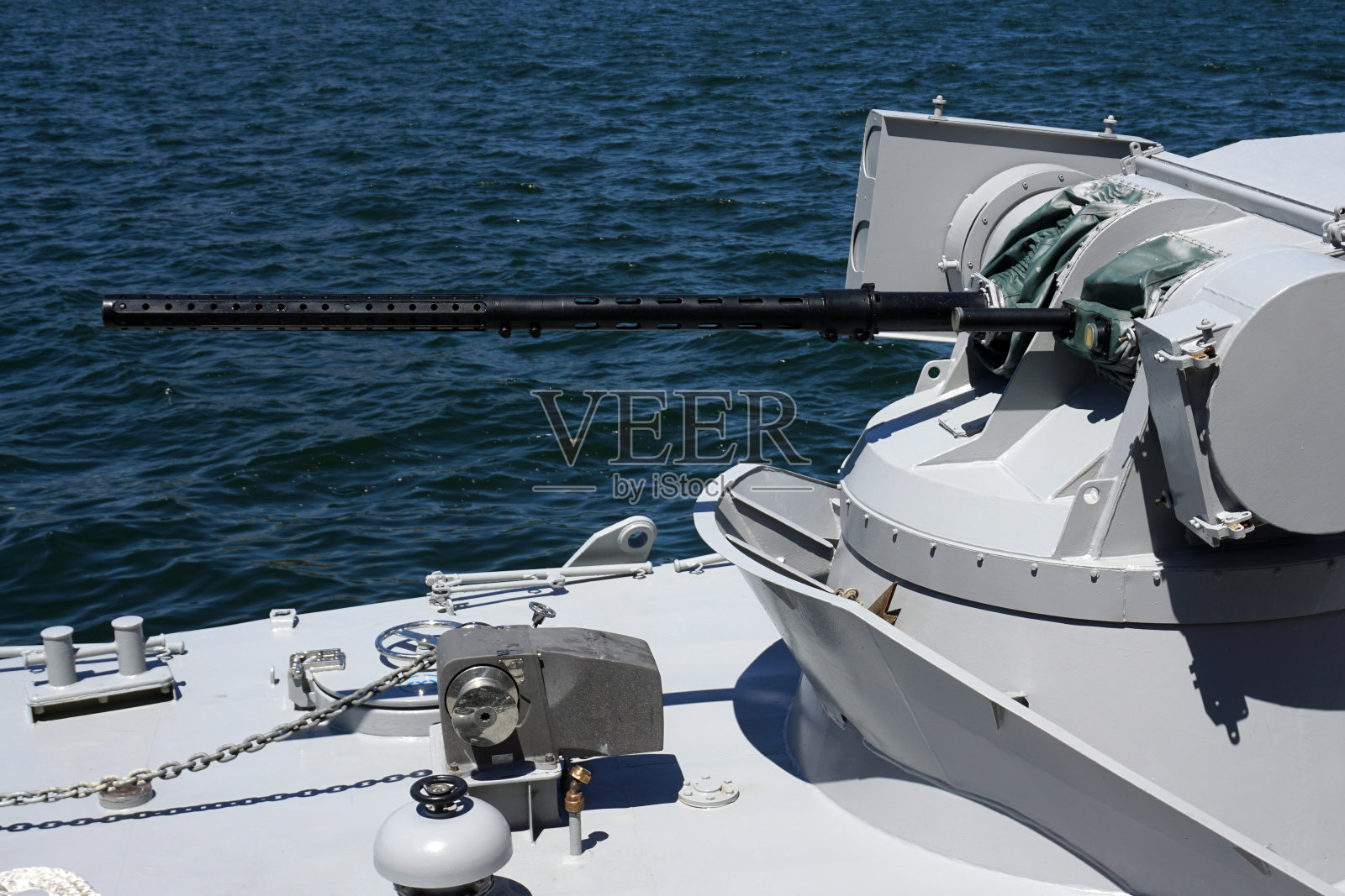 海军舰艇大炮炮管照片摄影图片