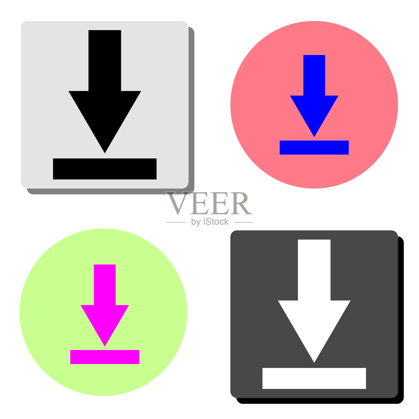 下载。平面矢量图标图标素材