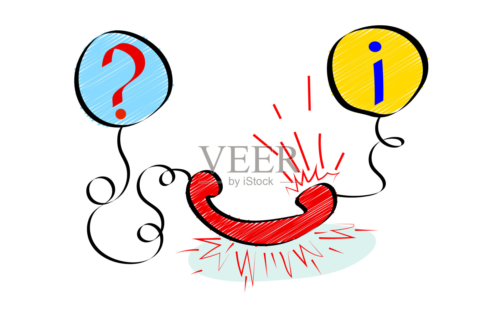 客户常见问题或常见问题概念与手机和信息图标。矢量图插画图片素材