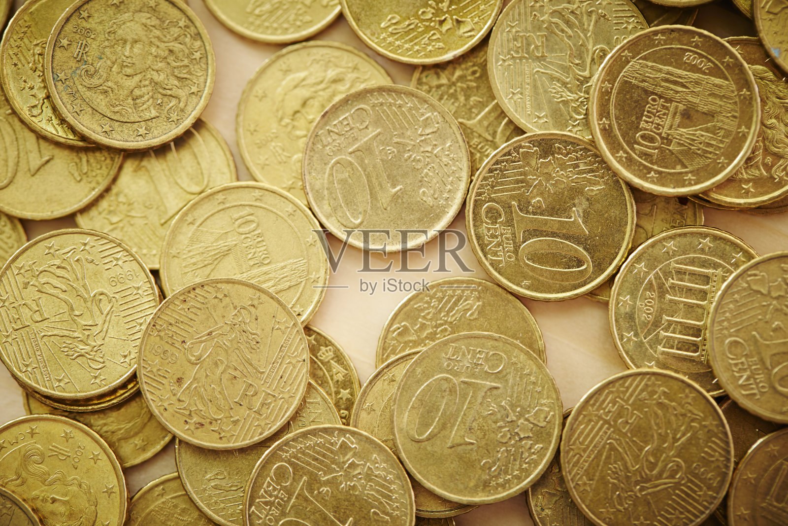 欧元硬币照片摄影图片