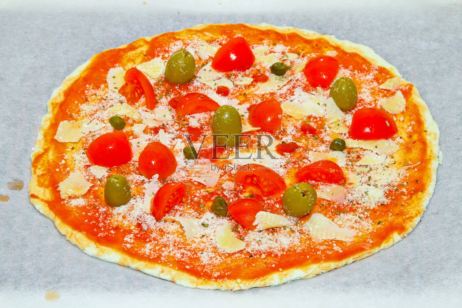 自制披萨照片摄影图片