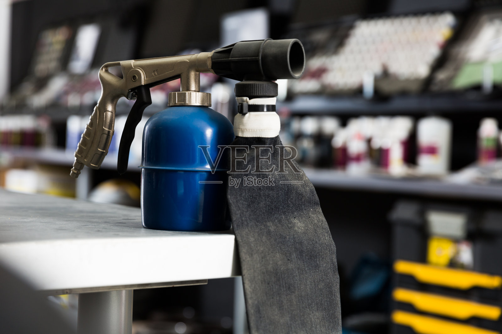 喷漆枪照片摄影图片