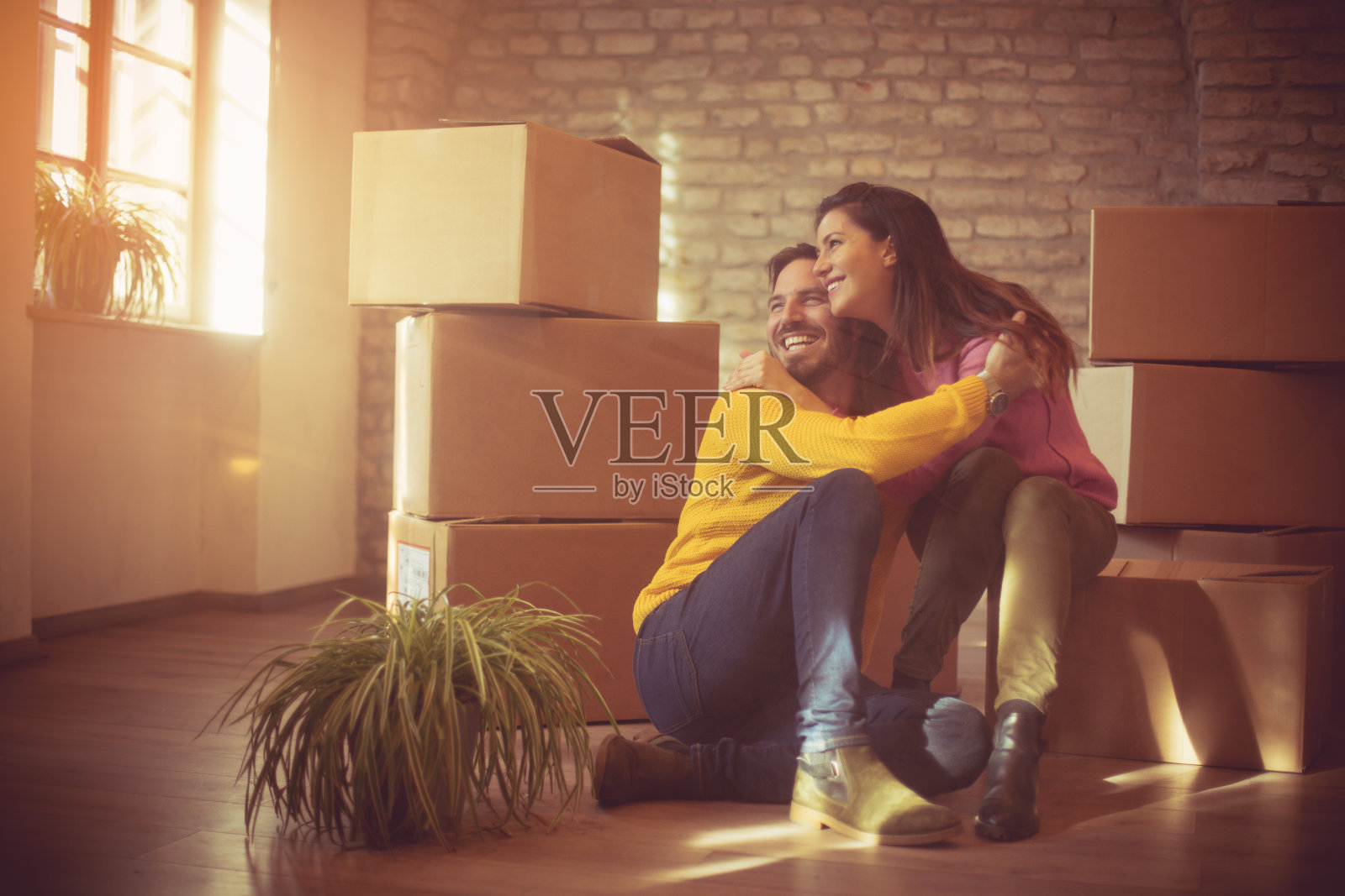 我们的梦想实现了。照片摄影图片