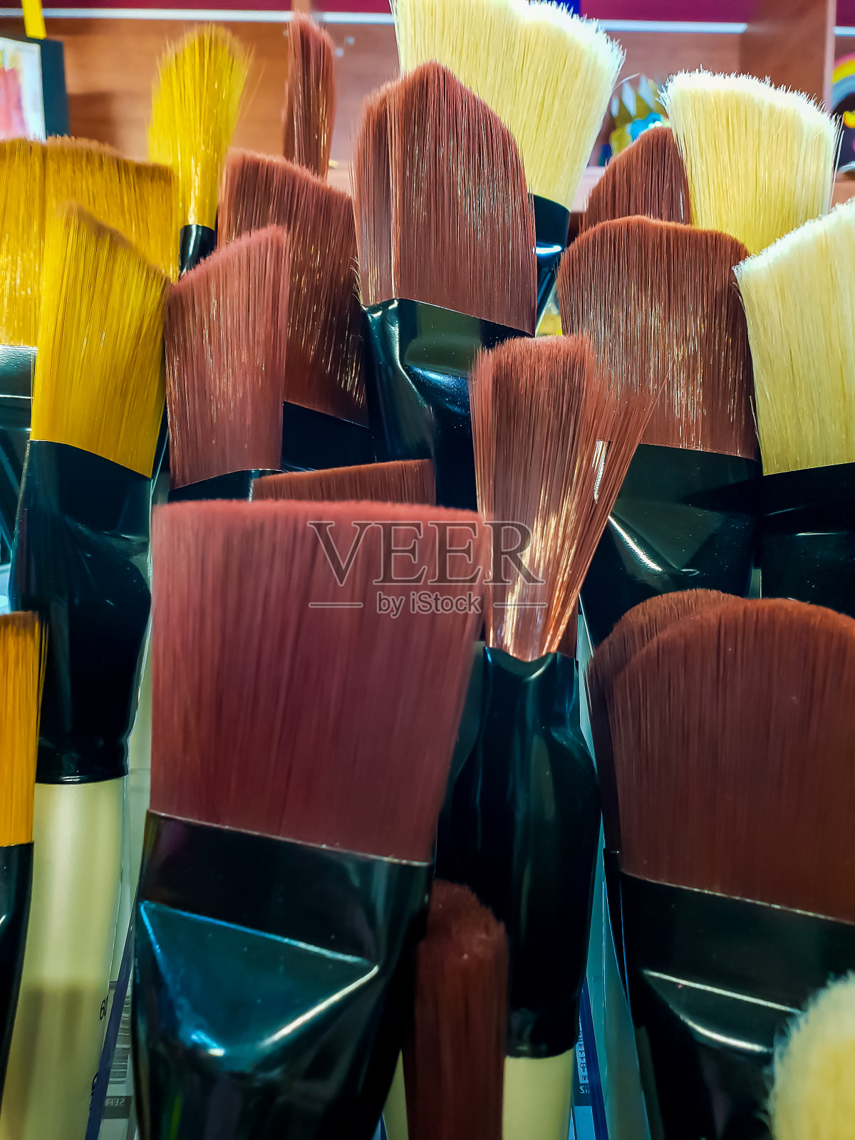 一组全新绘画笔刷照片摄影图片