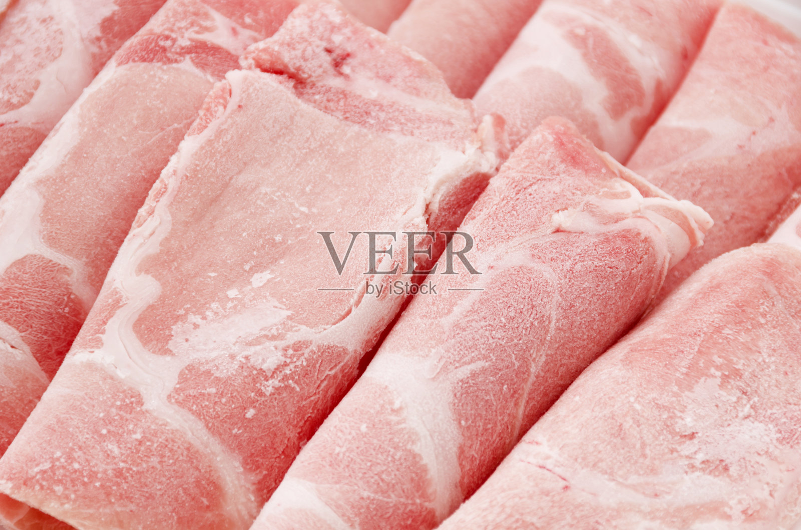 薄切猪肉波士顿臀部背景照片摄影图片