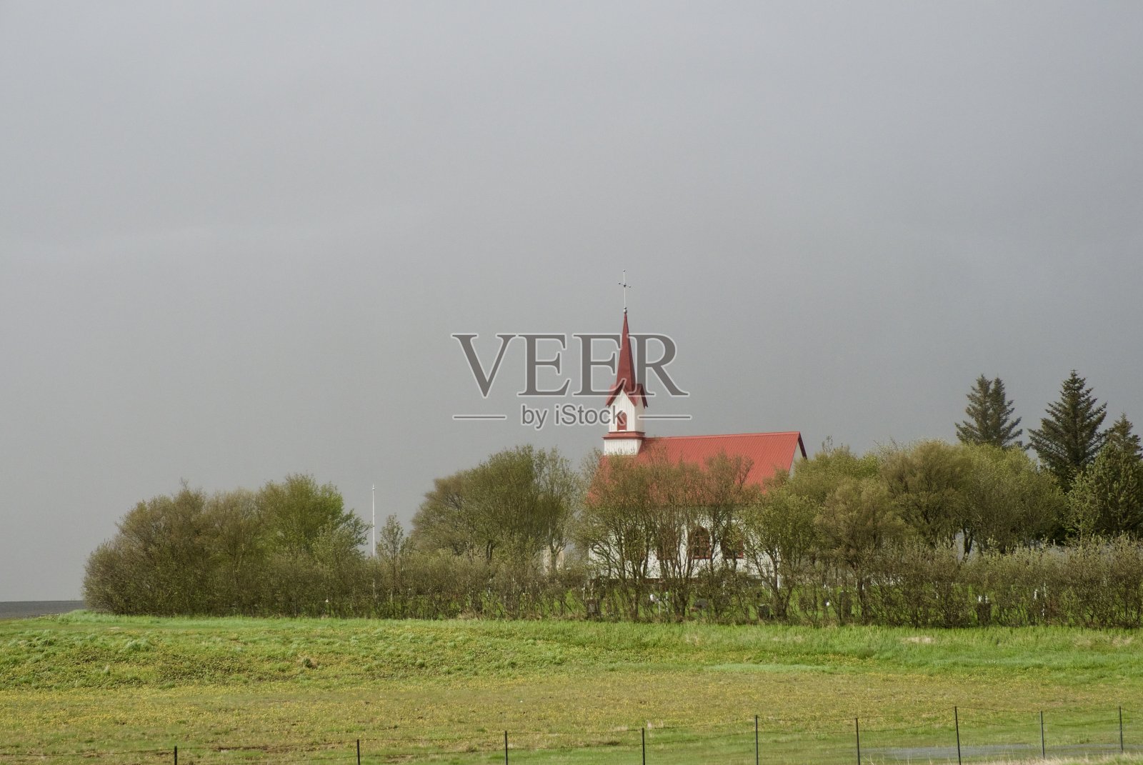 冰岛的教堂照片摄影图片