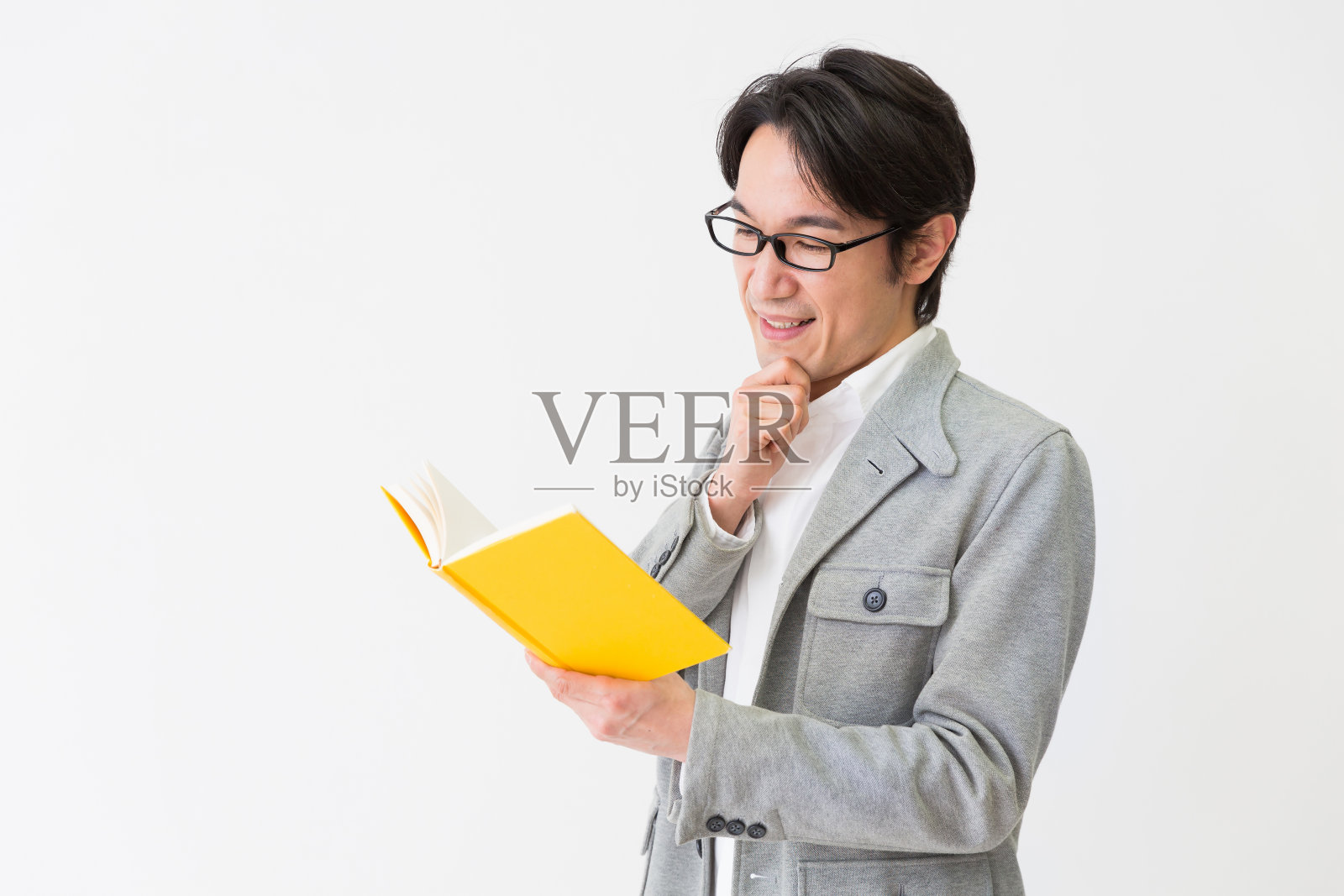 亚洲中年男子照片摄影图片