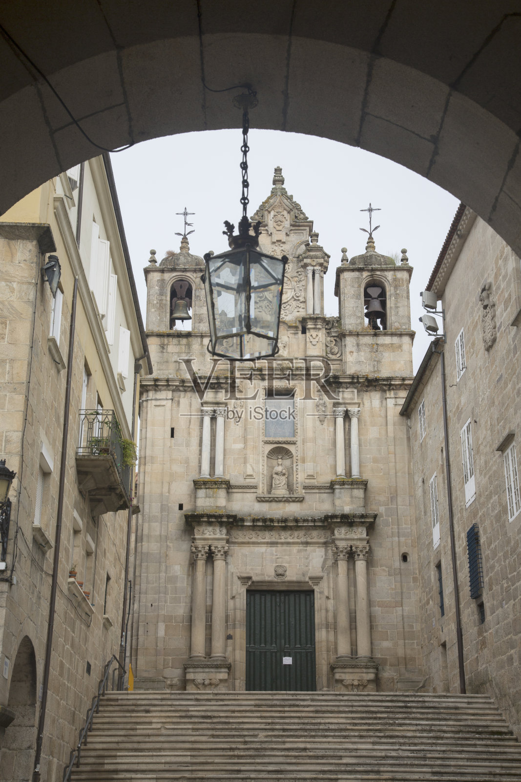 圣玛丽教堂Orense;Galicia照片摄影图片