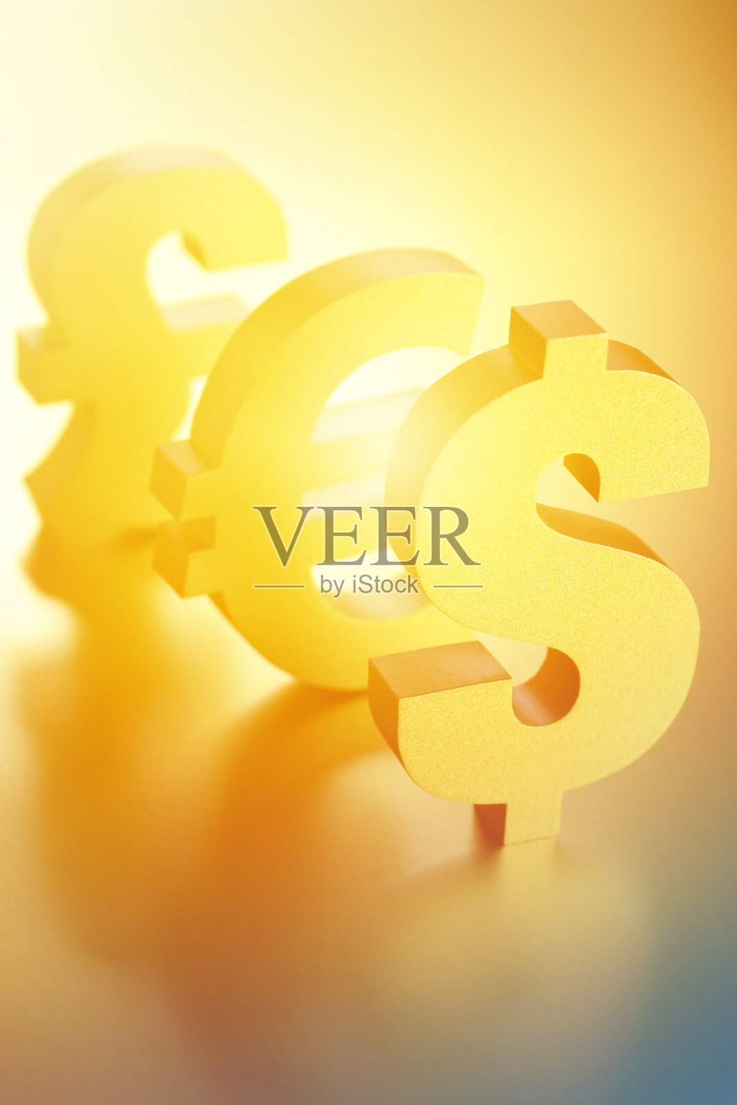 黄金的货币符号照片摄影图片