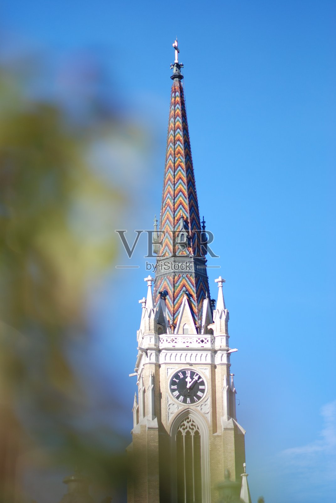 教堂的塔照片摄影图片