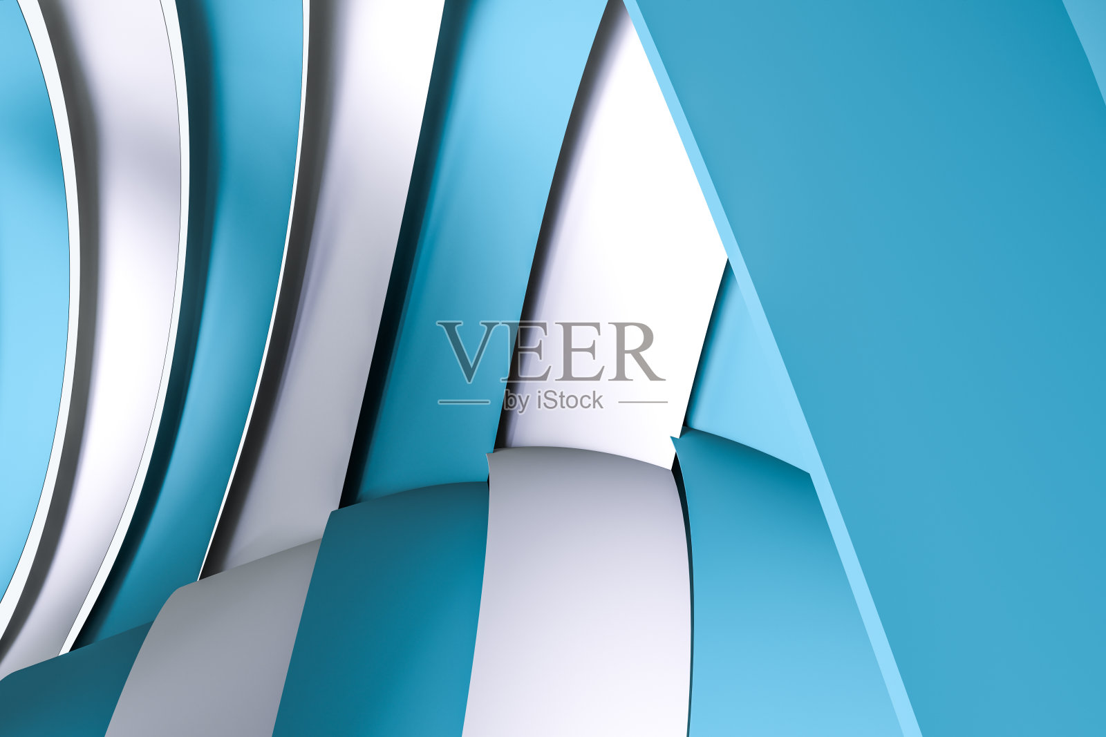 3d渲染，蓝色表面和平面设计背景照片摄影图片