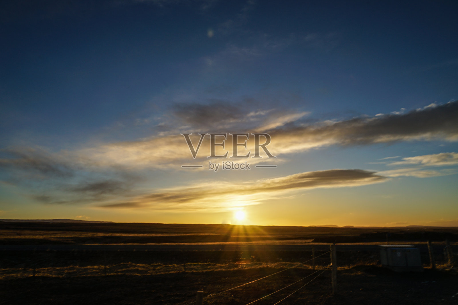 冰岛的日出照片摄影图片