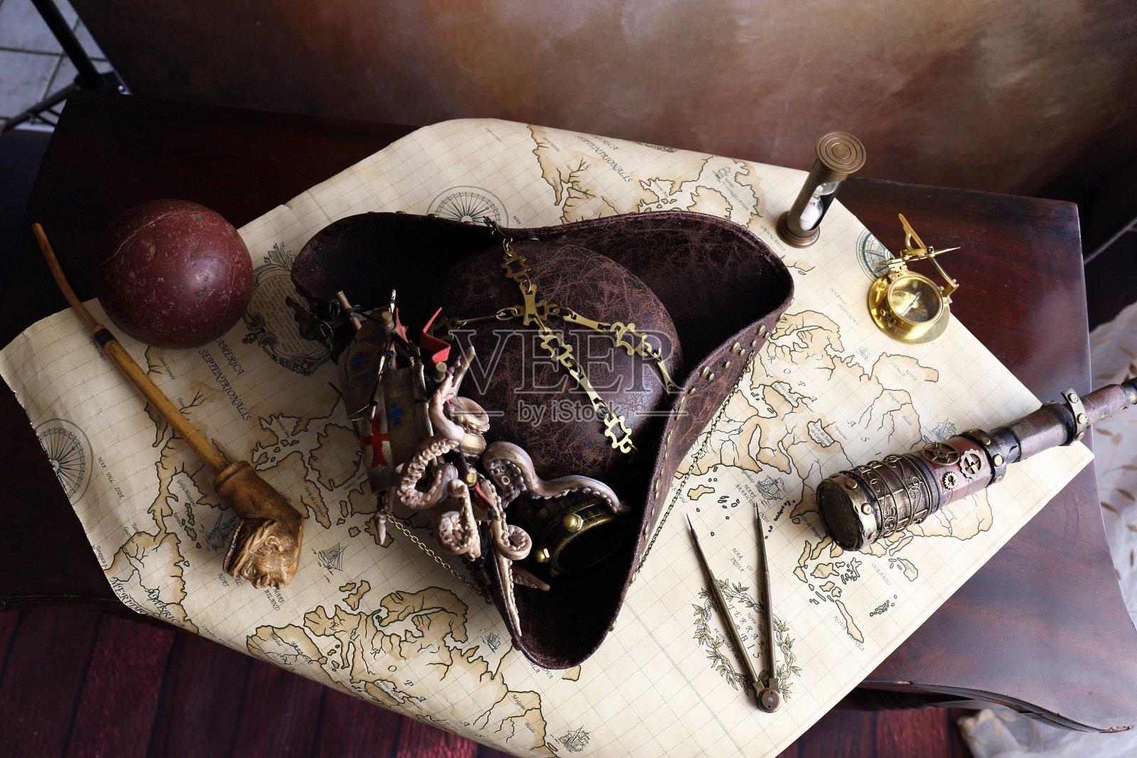 蒸汽朋克的海盗,海盗照片摄影图片