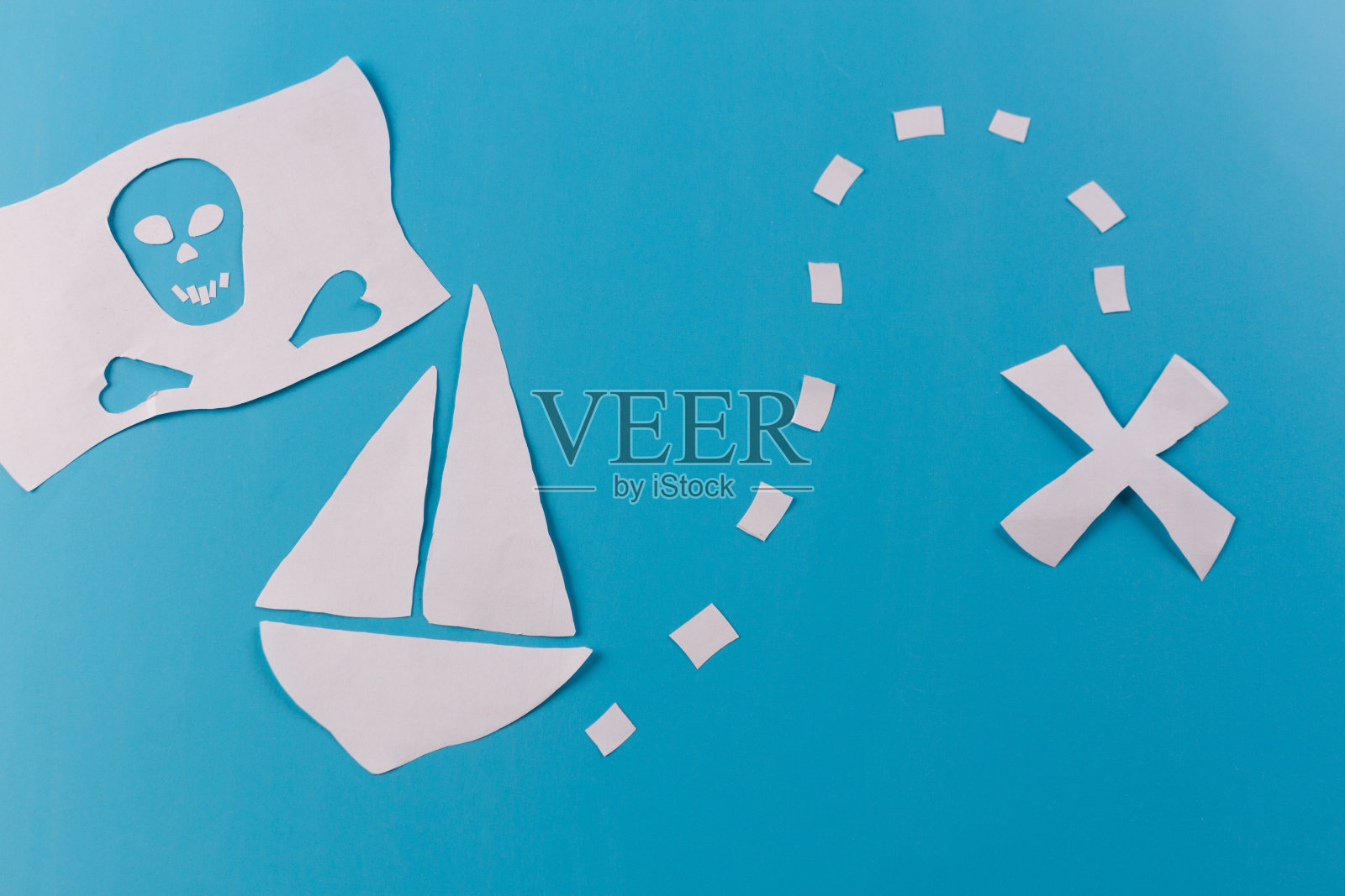 海盗船概念形象照片摄影图片