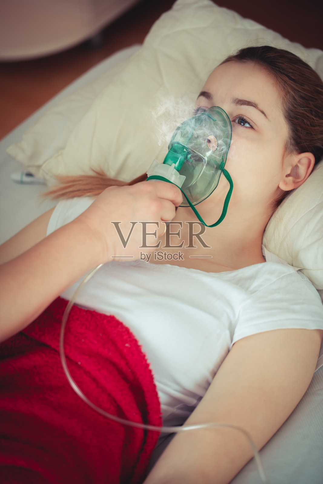 每日哮喘护理照片摄影图片