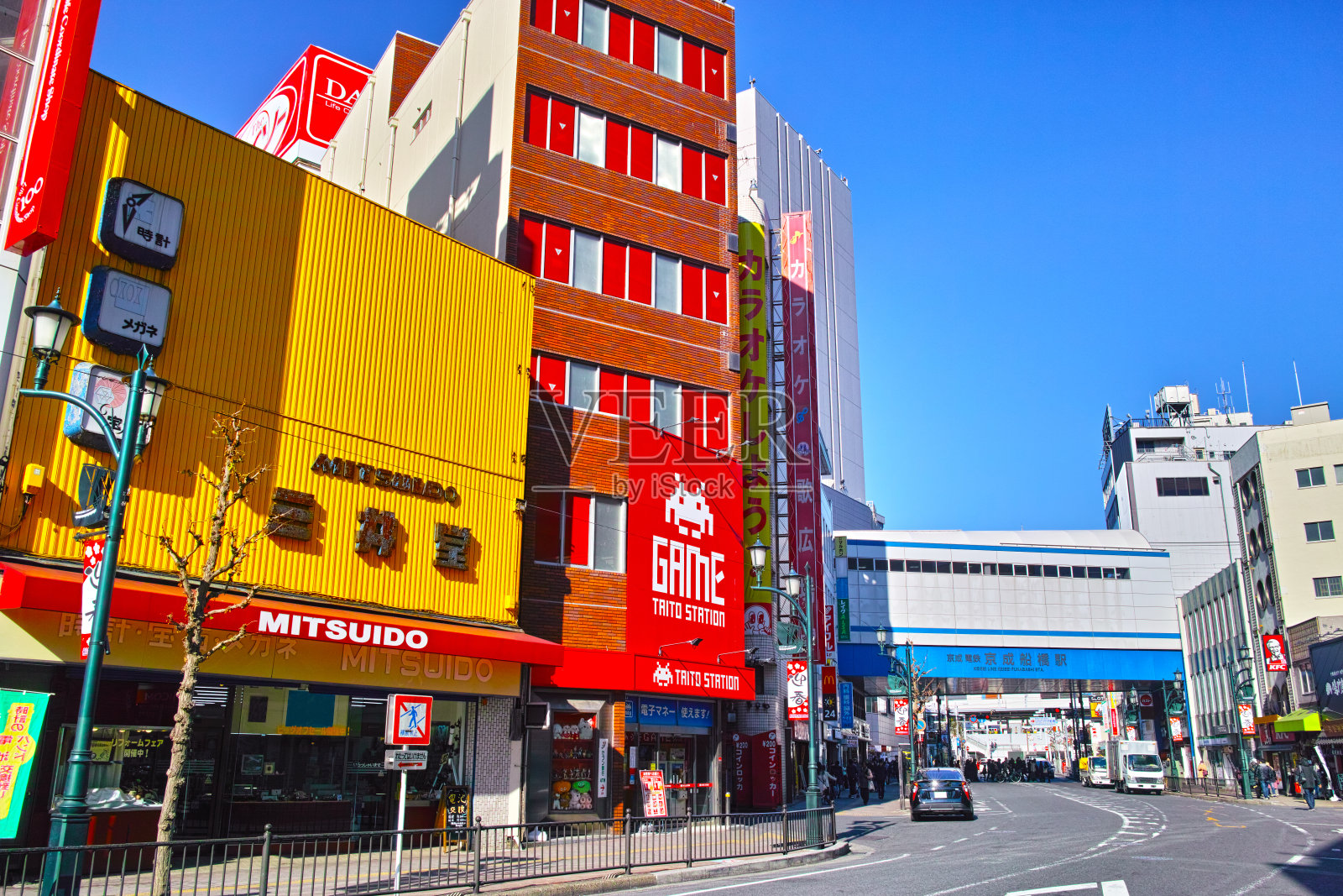 船桥站风景照片摄影图片