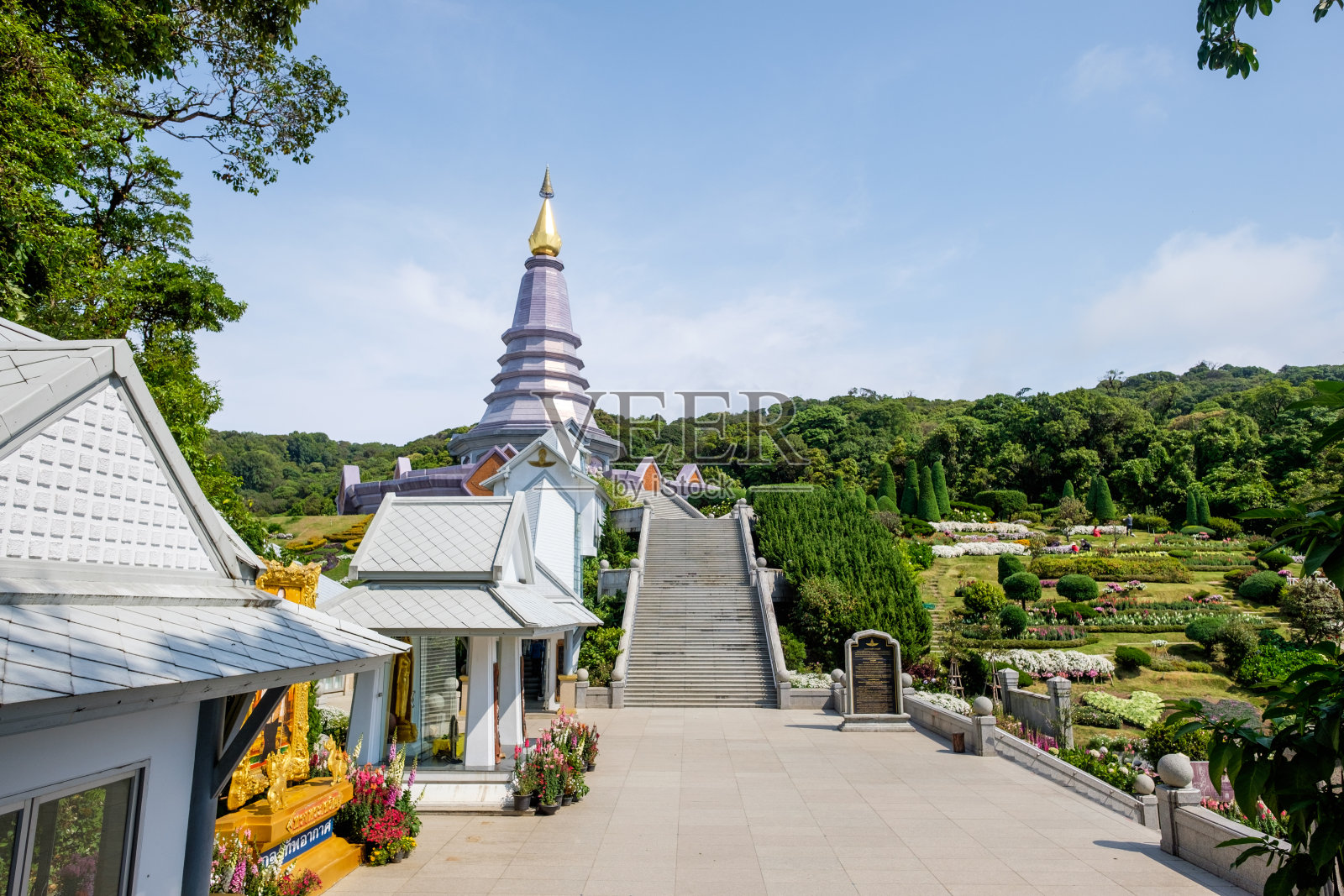 Doi Inthanon国家公园入口照片摄影图片