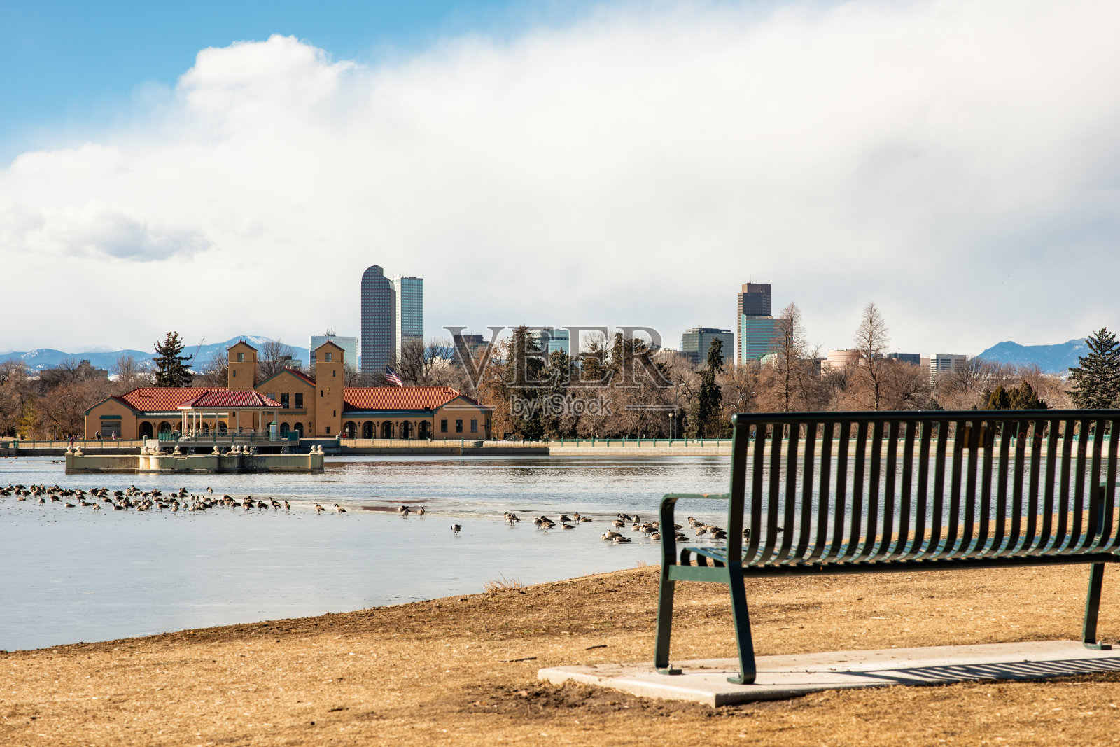 丹佛城市公园照片摄影图片