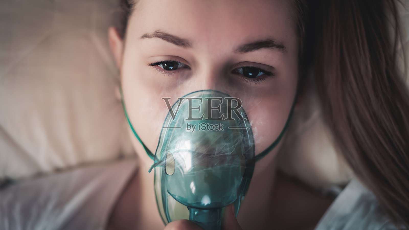 每日哮喘护理照片摄影图片