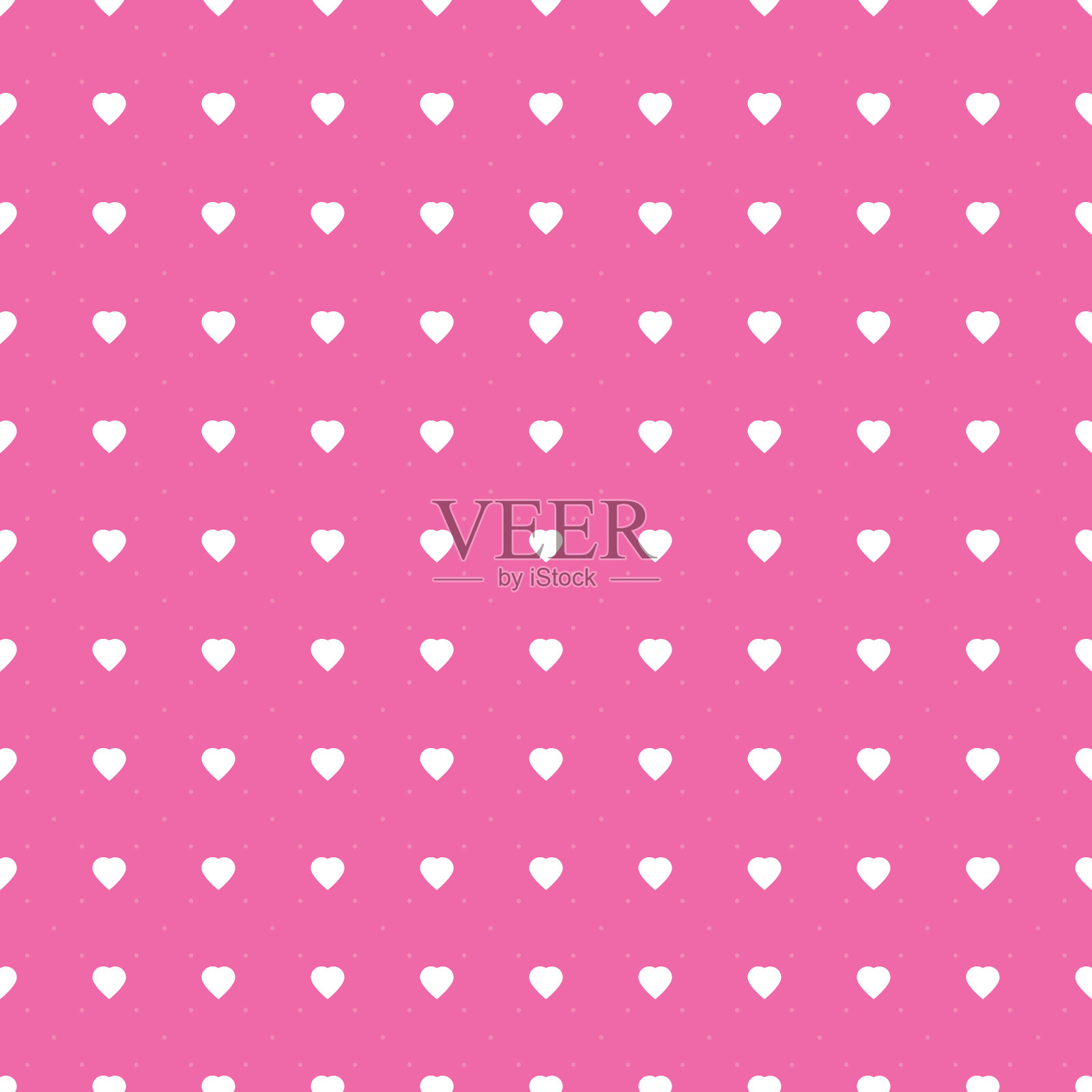 紫心图案插画图片素材