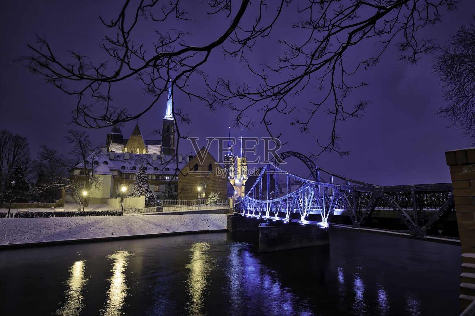 弗罗茨瓦夫之夜照片摄影图片