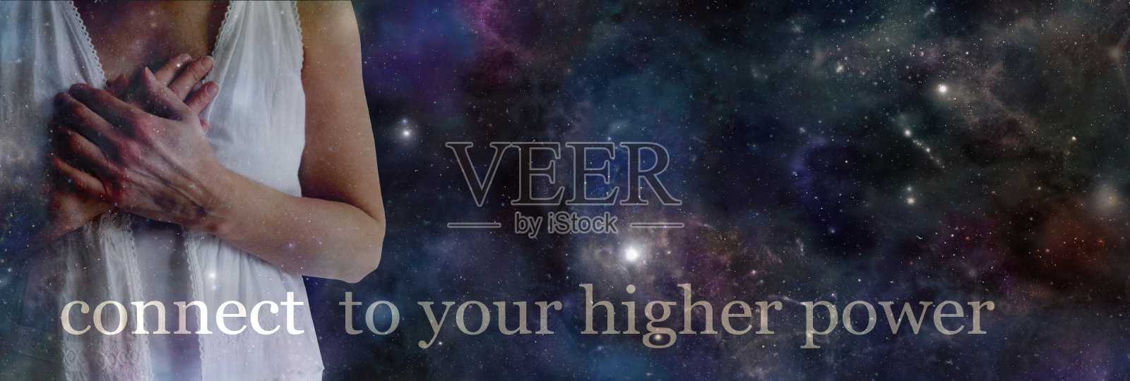 连接到你更高的力量照片摄影图片