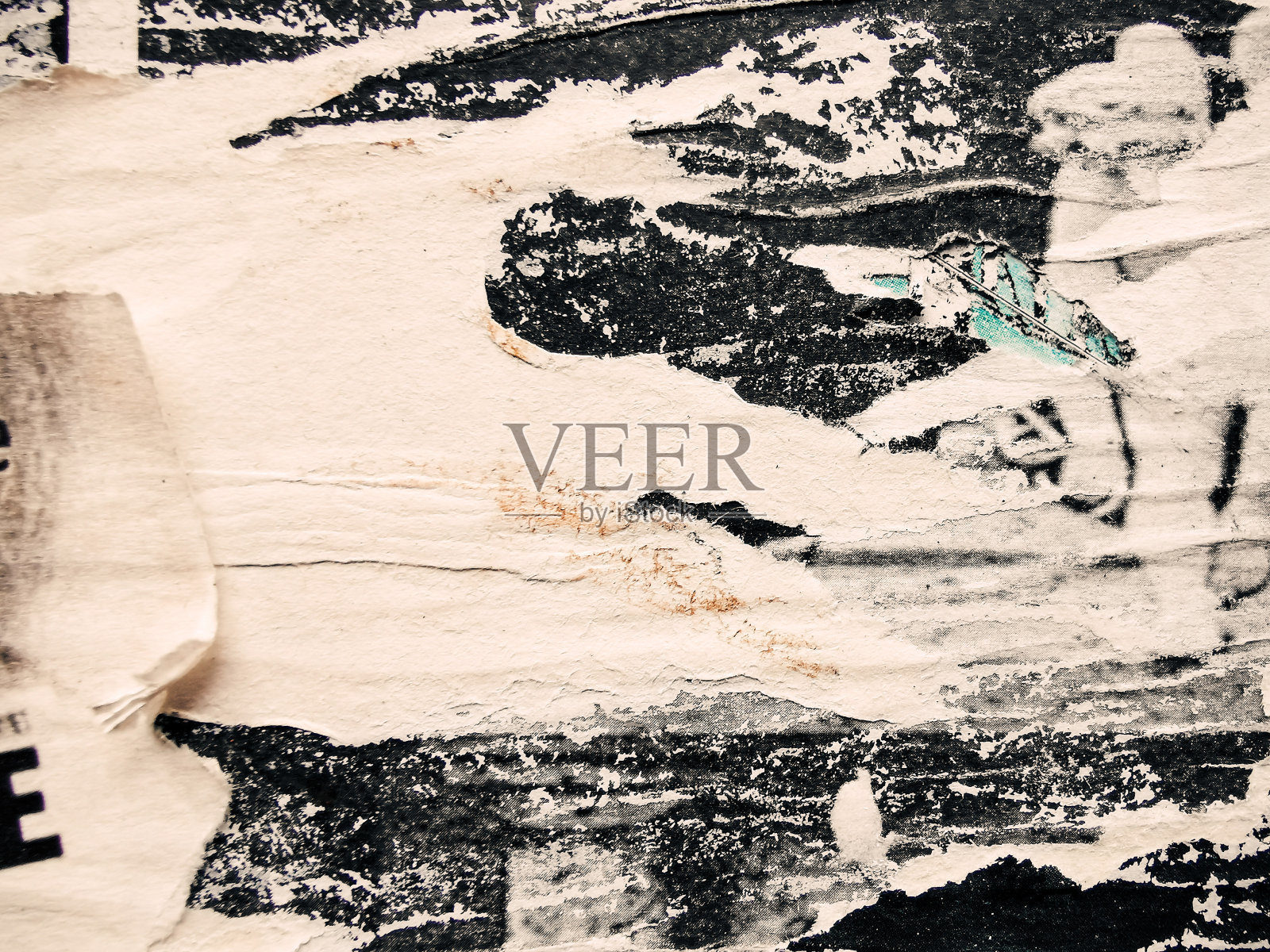 旧海报的纹理和背景很邋遢照片摄影图片