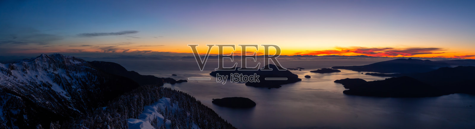 日落时分的加拿大风光照片摄影图片