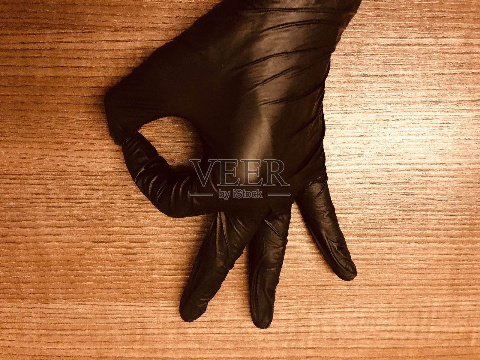 黑色手手套照片摄影图片