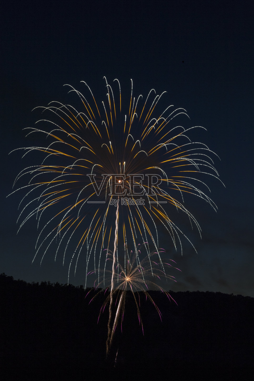 烟花照片摄影图片