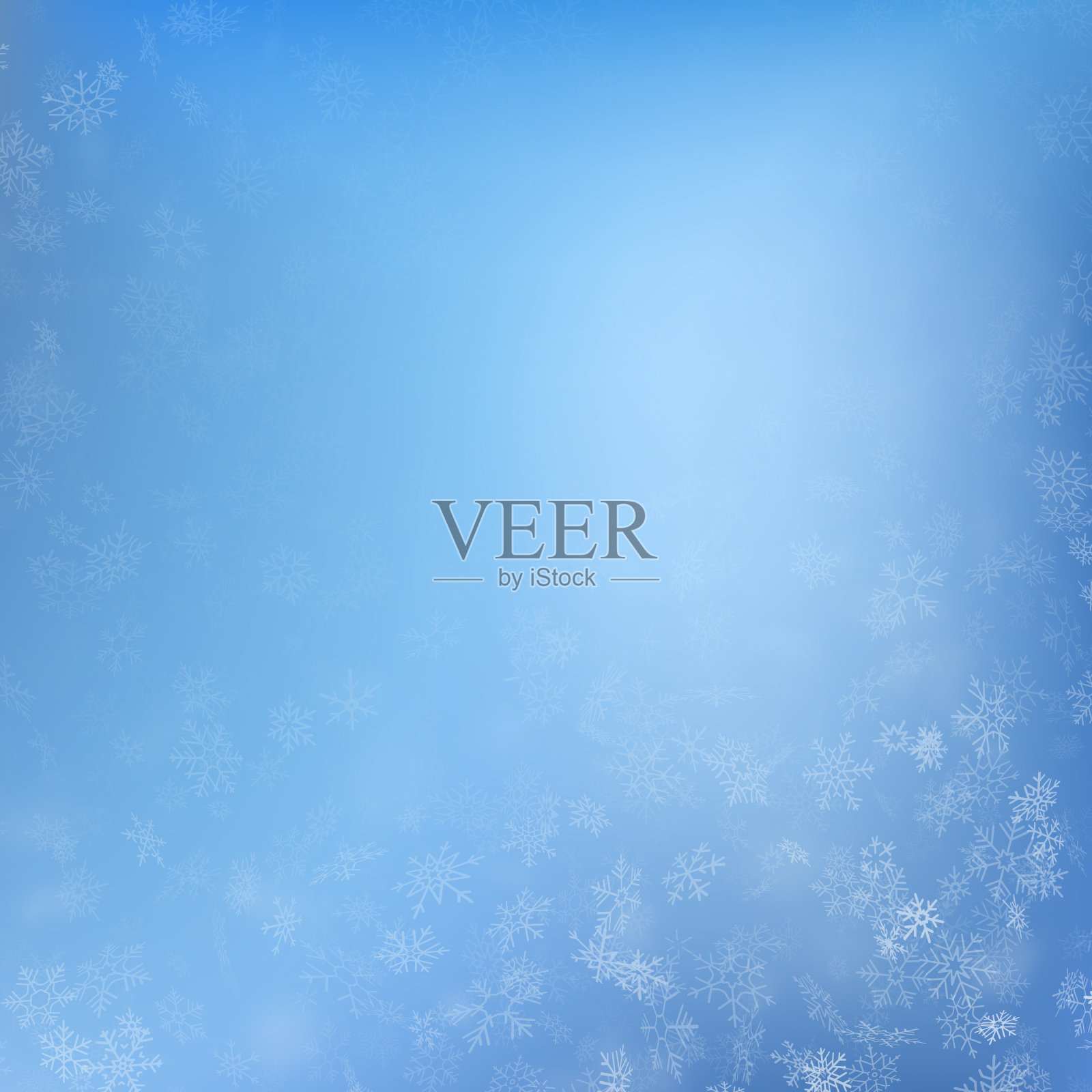 冬天的背景与雪花。圣诞快乐，新年设计快乐。每股收益10插画图片素材