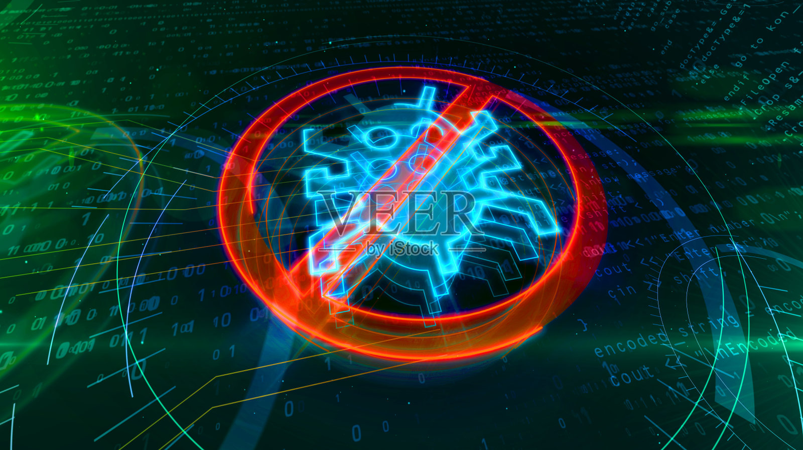 网络背景上的防病毒符号照片摄影图片