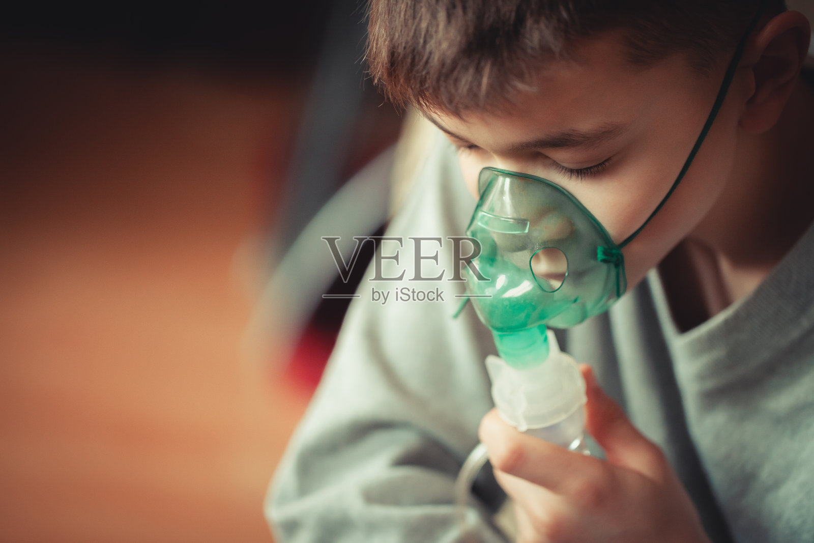 每日哮喘护理照片摄影图片