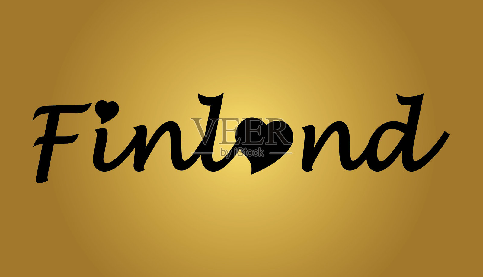 装饰芬兰文本插画图片素材