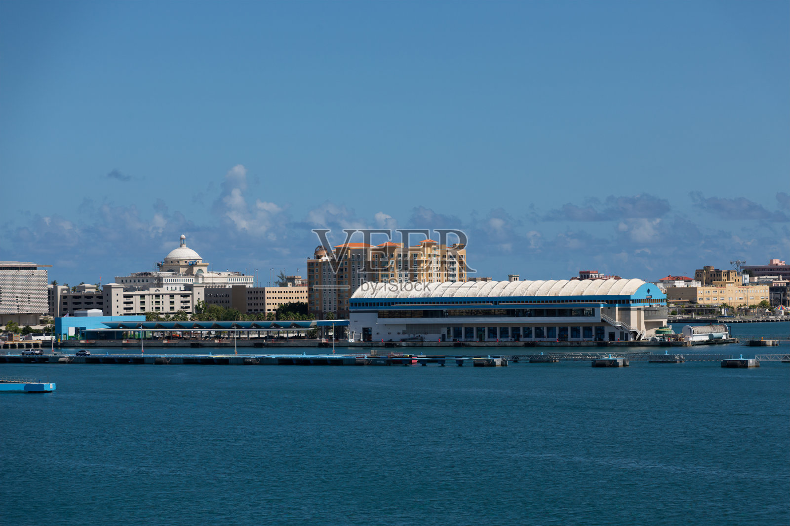 圣胡安邮轮码头照片摄影图片
