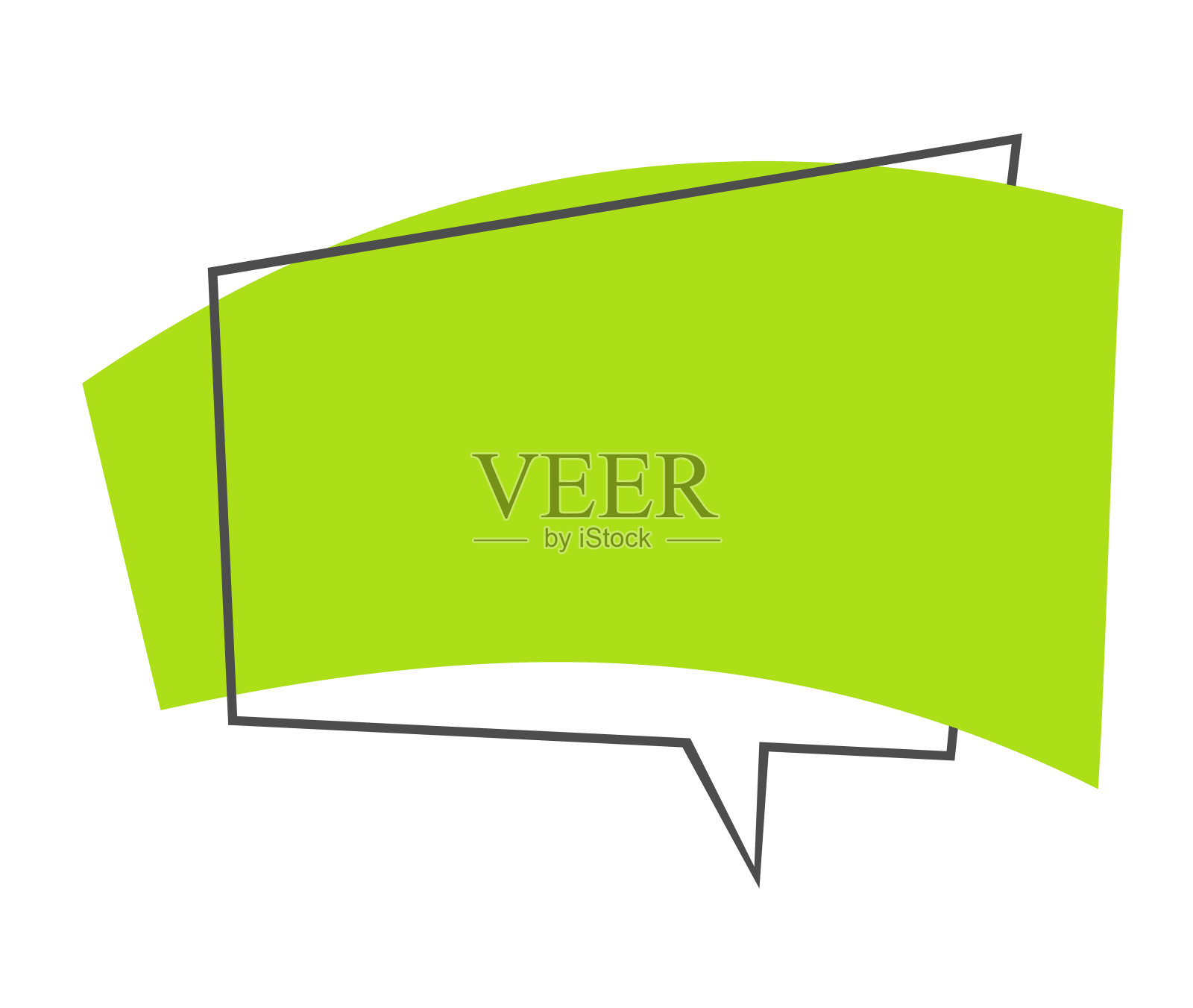 推广横幅，矢量插图泡沫线性风格。插画图片素材