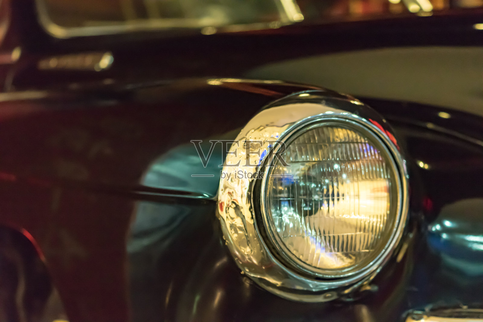 汽车头灯照片摄影图片