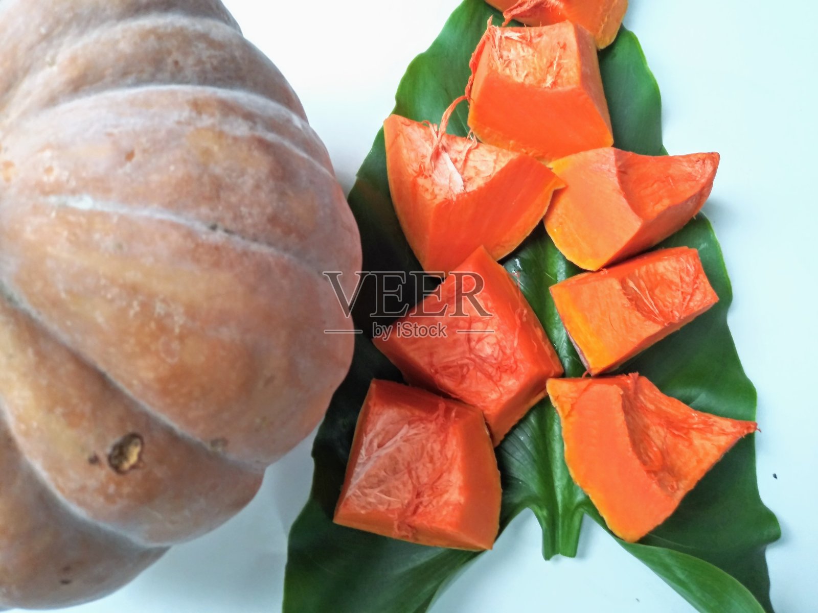 卡波查南瓜-亚洲南瓜-日本南瓜-香甜可口-咖喱南瓜照片摄影图片