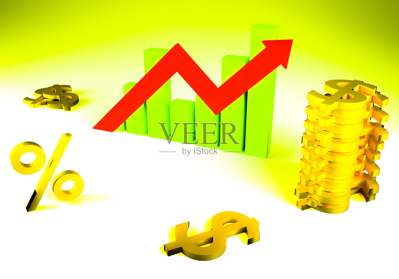 图解经济进展图解说明照片摄影图片