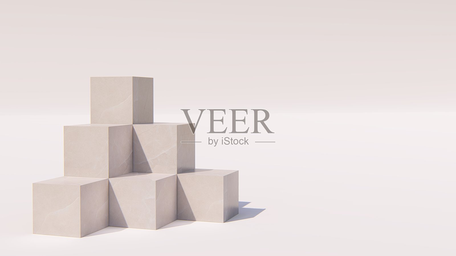 立方石纹理3d渲染和copyspace照片摄影图片